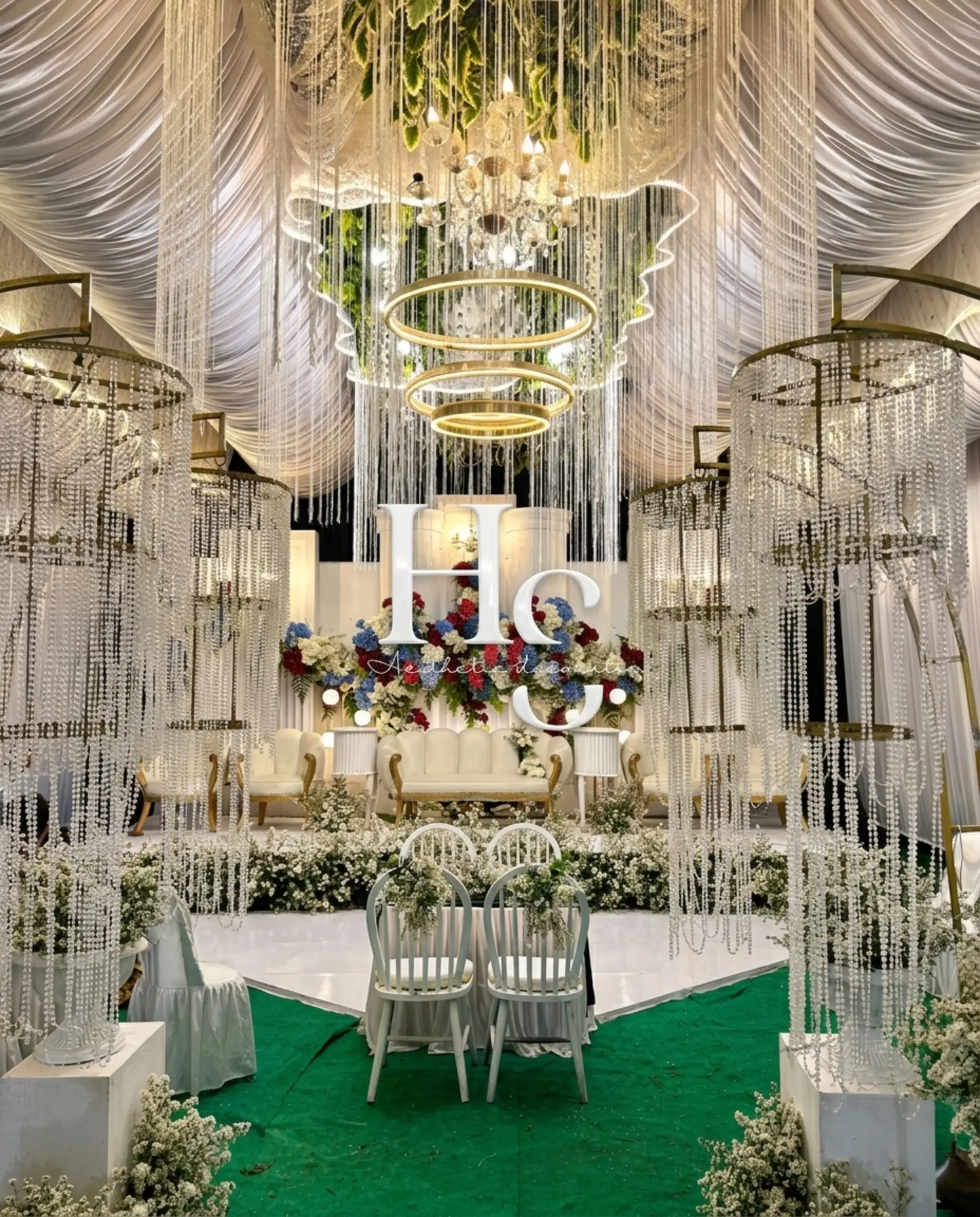 Portofolio dekorasi wedding elegan HS Dekor
