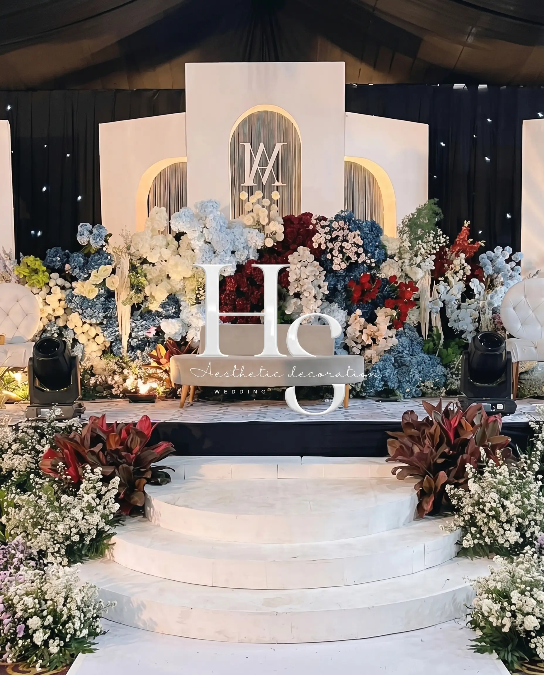 Portofolio dekorasi wedding rumah HS Dekor