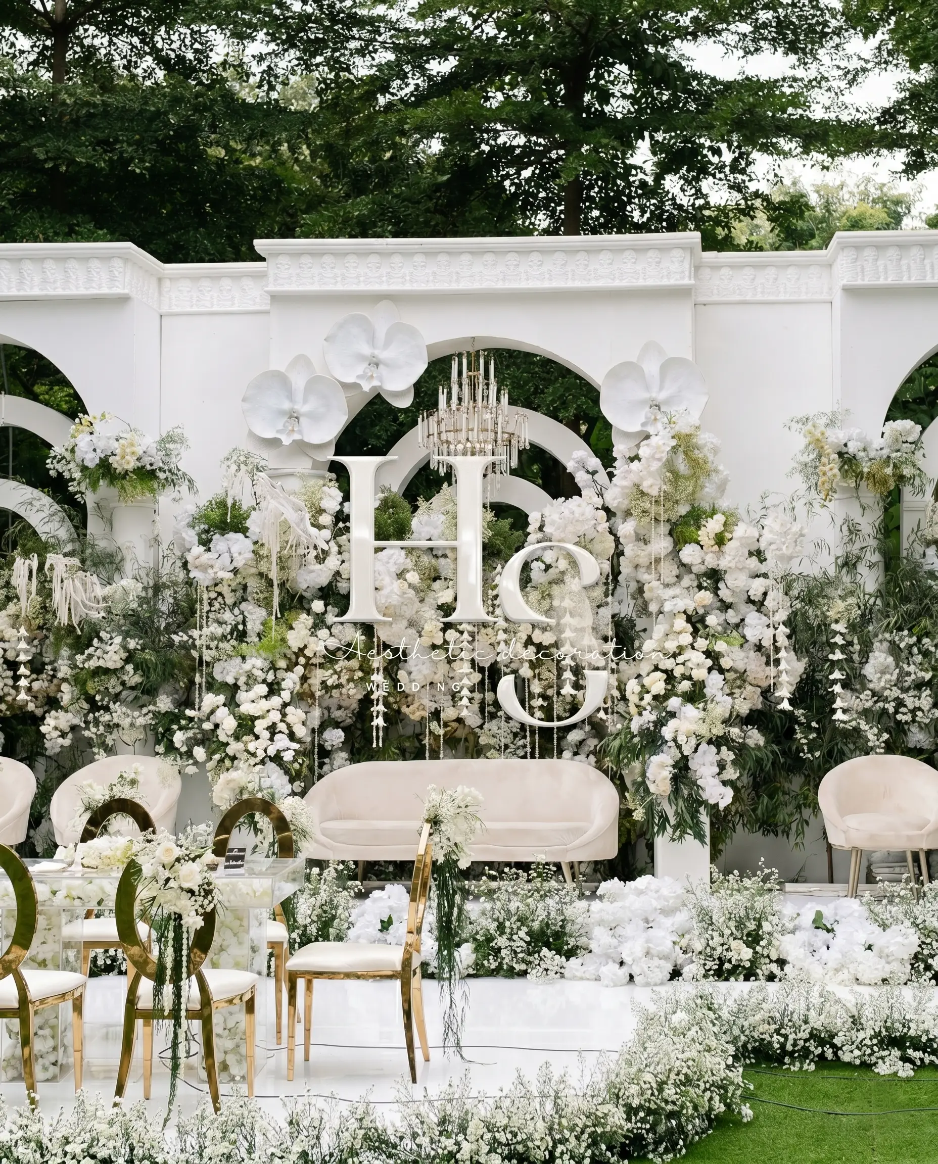 Referensi portofolio dekorasi wedding HS Dekor